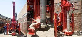 Red rig drilling
